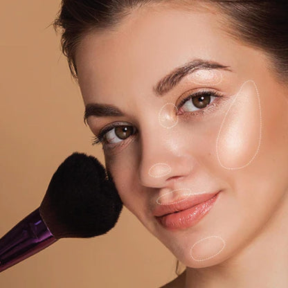 Lit & Glow Luminizer Palette Glitter Bronzer Make Up