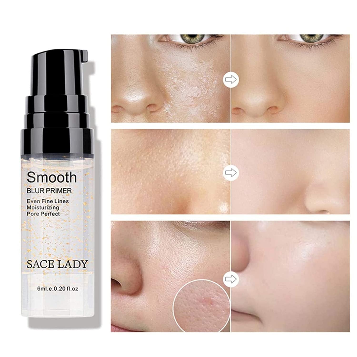 Kit De Maquillaje Corrector De Base Líquida Cremosa Mate Suave E Impecable Para