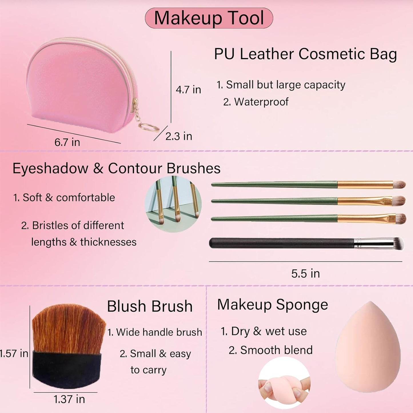 Makeup Set for Women, Makeup Kit for Beginners & Professionals, Makeup Set for Teens & Adults, Make up Gift, Eyeshadow Palette, Face & Eye Make Up