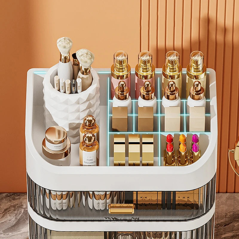 Caja De Almacenamiento De Cosméticos De Gran Capacidad, Cajón Organizador De Maquillaje, Joyería, Esmalte De Uñas, Contenedor De