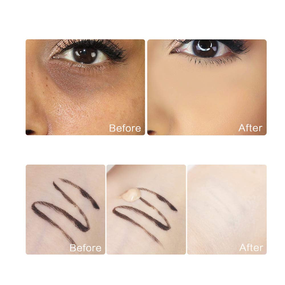 Kit De Maquillaje Corrector De Base Líquida Cremosa Mate Suave E Impecable Para